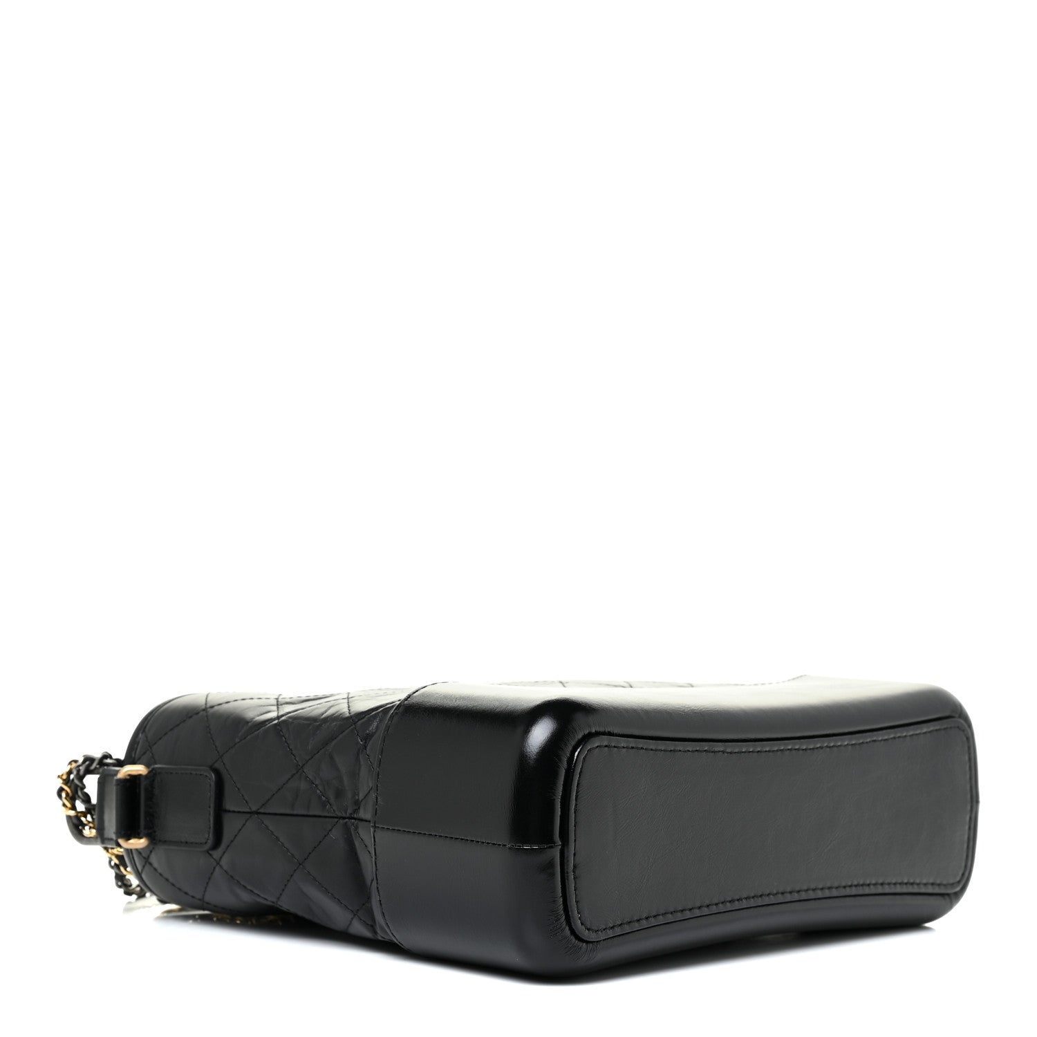 Chanel Aged Calfskin Quilted Medium Gabrielle Hobo Black 4 of 11