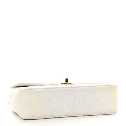 Chanel Lambskin Quilted Medium Single Flap White 4 of 15