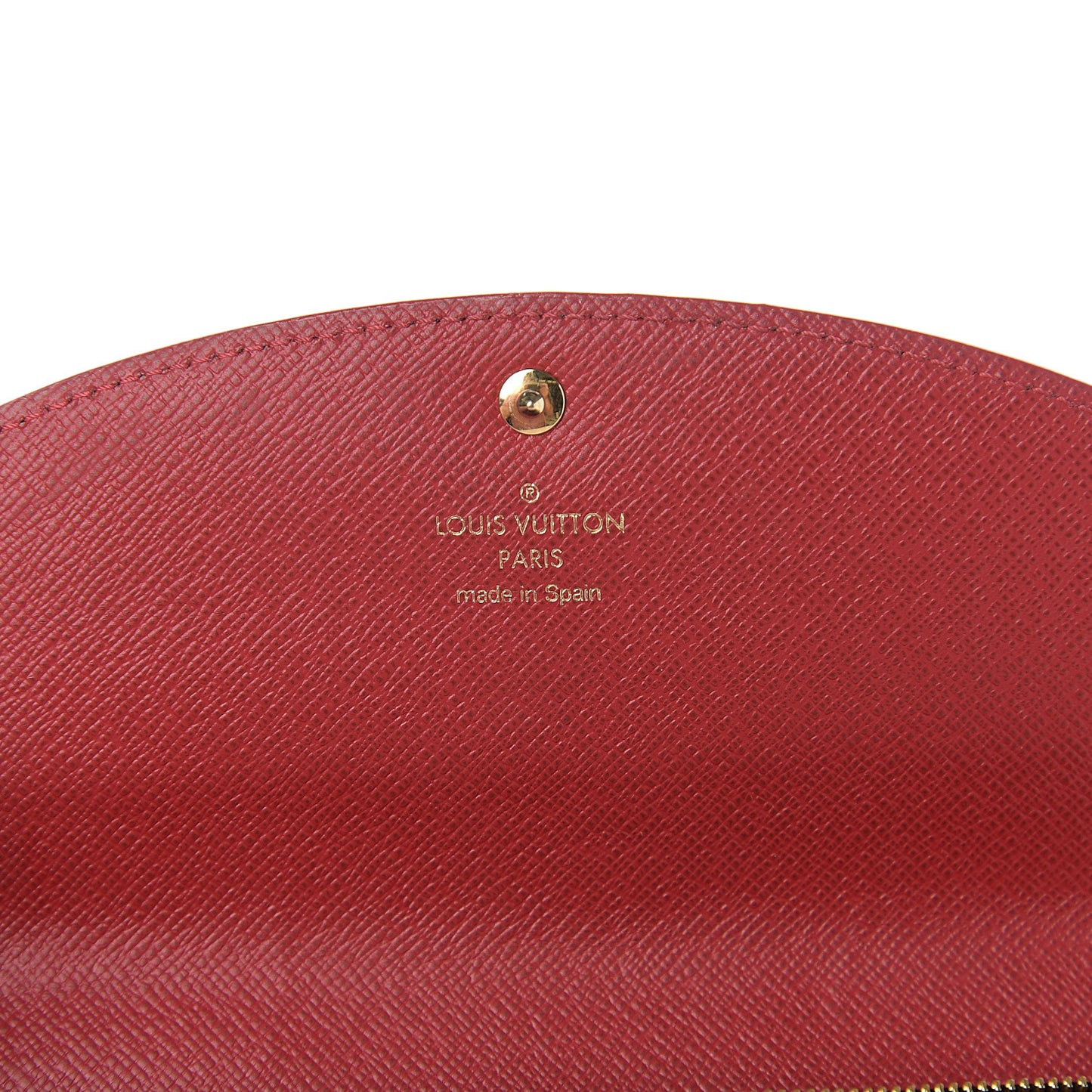 Damier Ebene Caissa Wallet Cherry