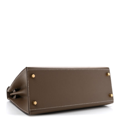 Hermes Epsom Kelly Sellier 28 Etoupe 4 of 11