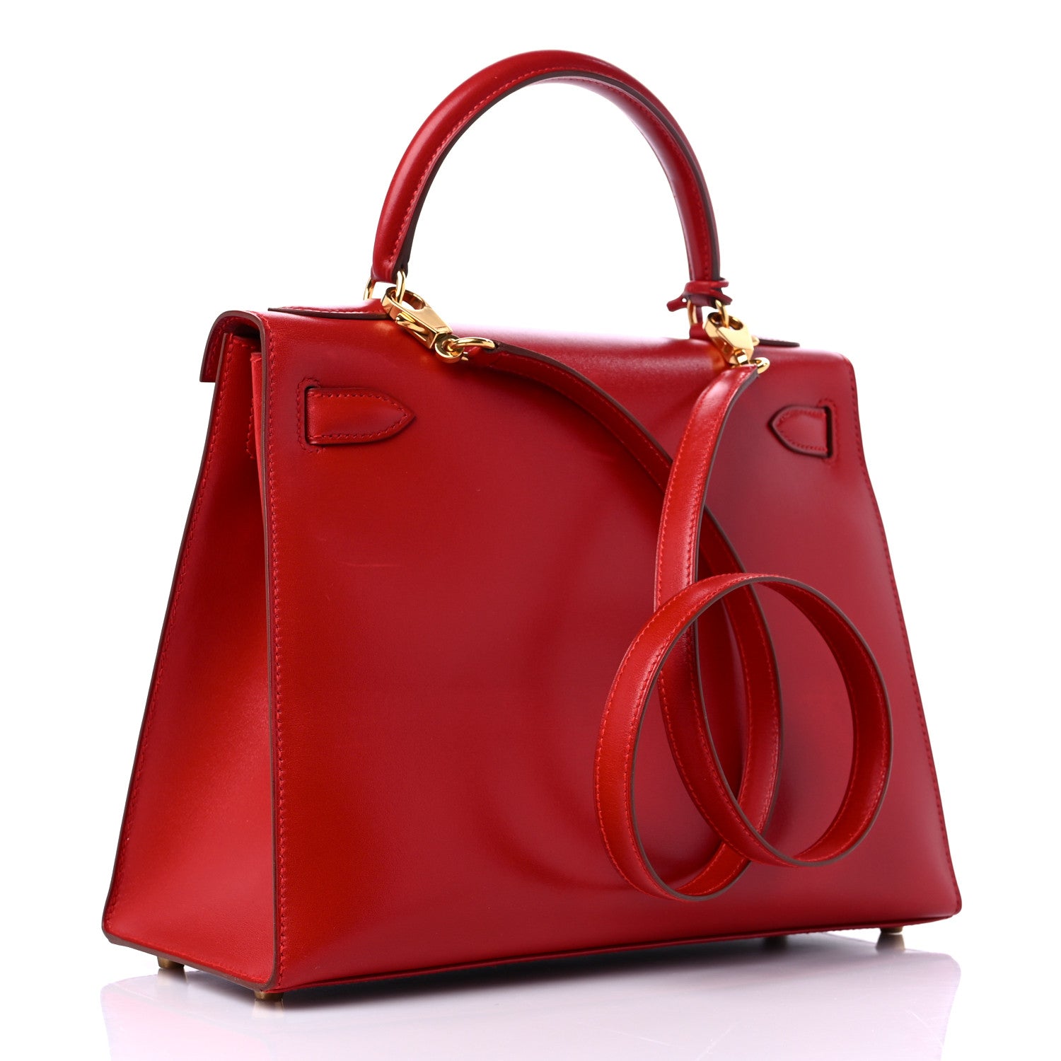 Hermes Box Kelly Sellier 28 Vermillion 3 of 18