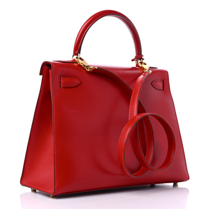 Hermes Box Kelly Sellier 28 Vermillion 3 of 18