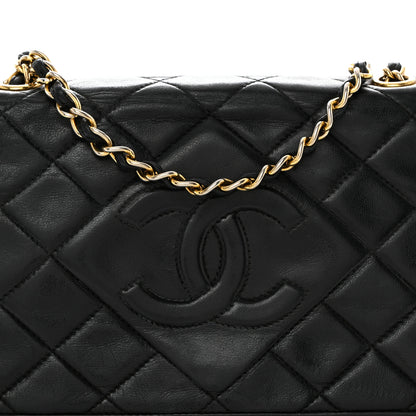 Chanel Lambskin Quilted Tassel Camera Case Black 9 of 11