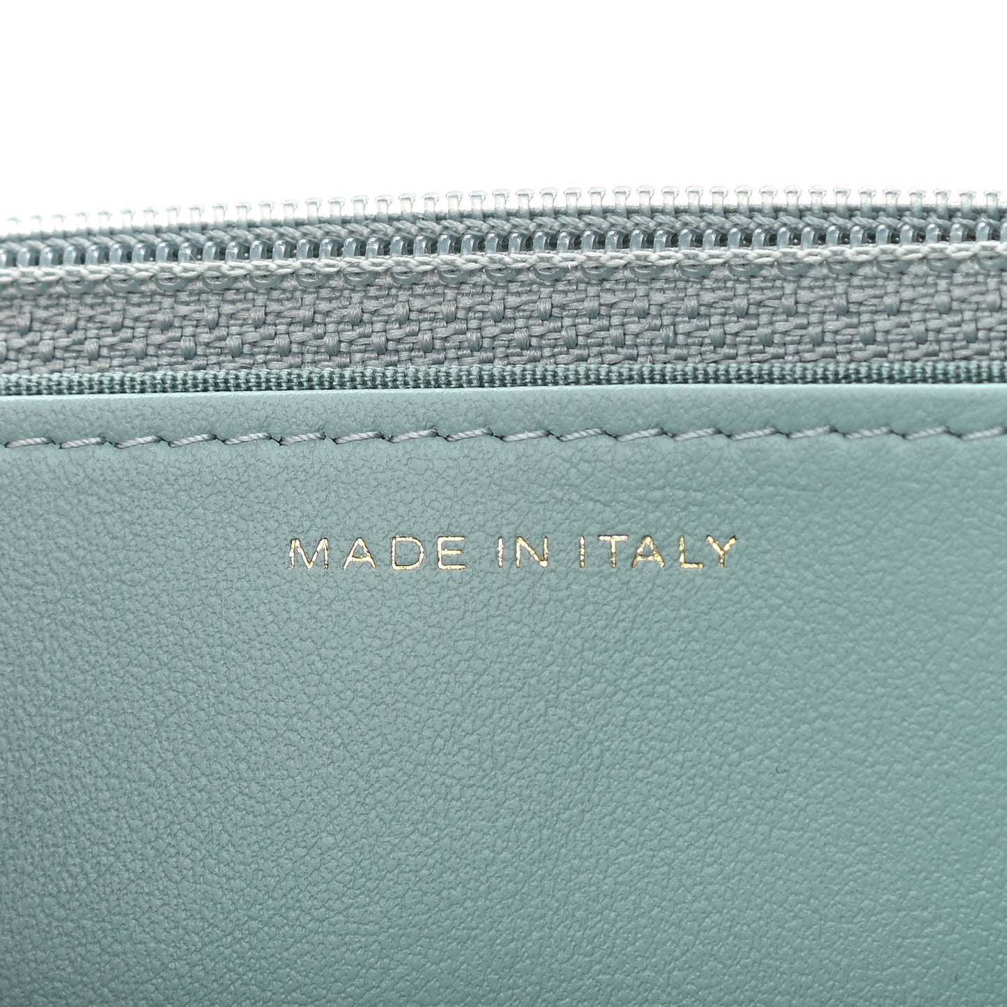 Lambskin Quilted Chanel 19 Wallet On Chain WOC Light Blue