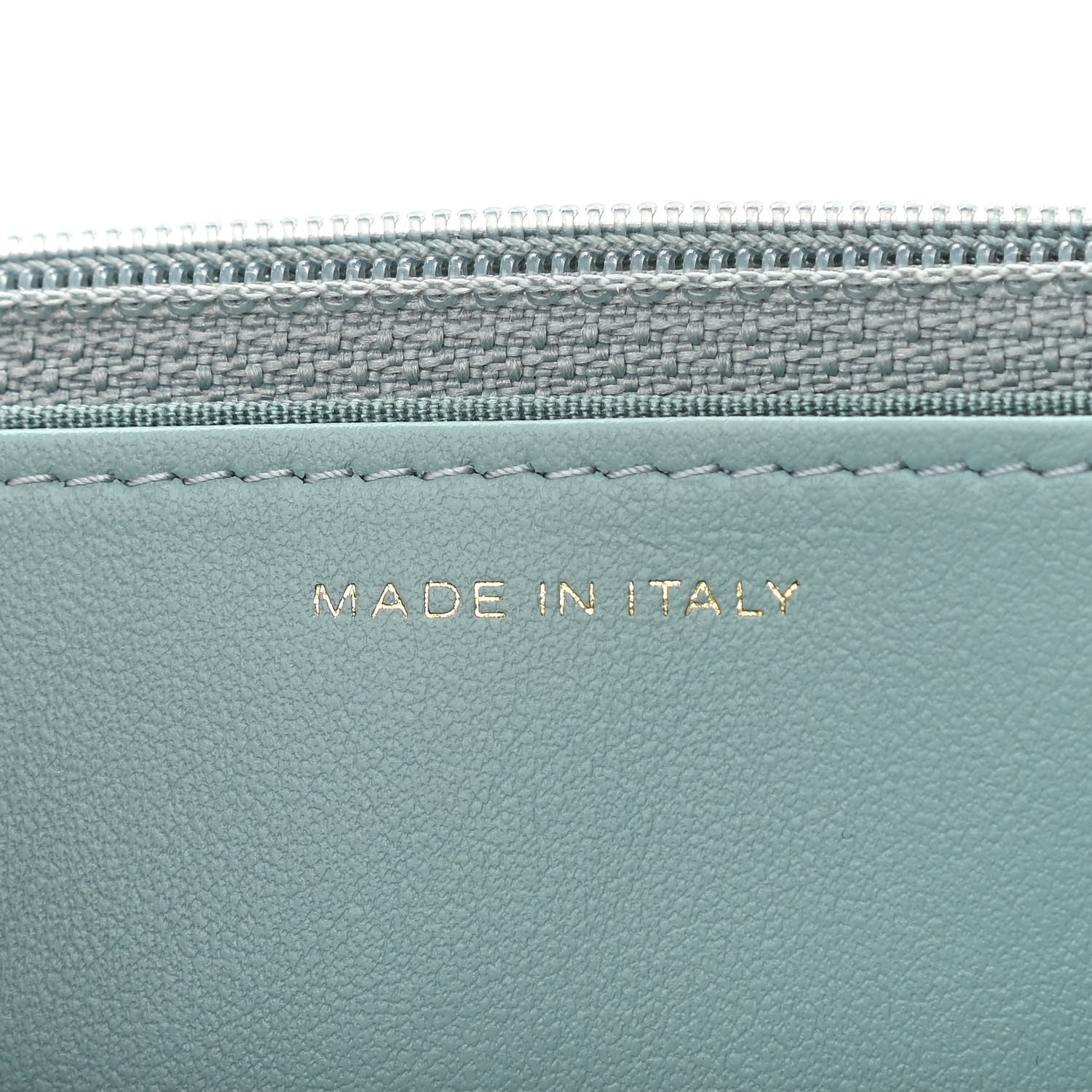Chanel Lambskin Quilted Chanel 19 Wallet On Chain WOC Light Blue 7 of 13