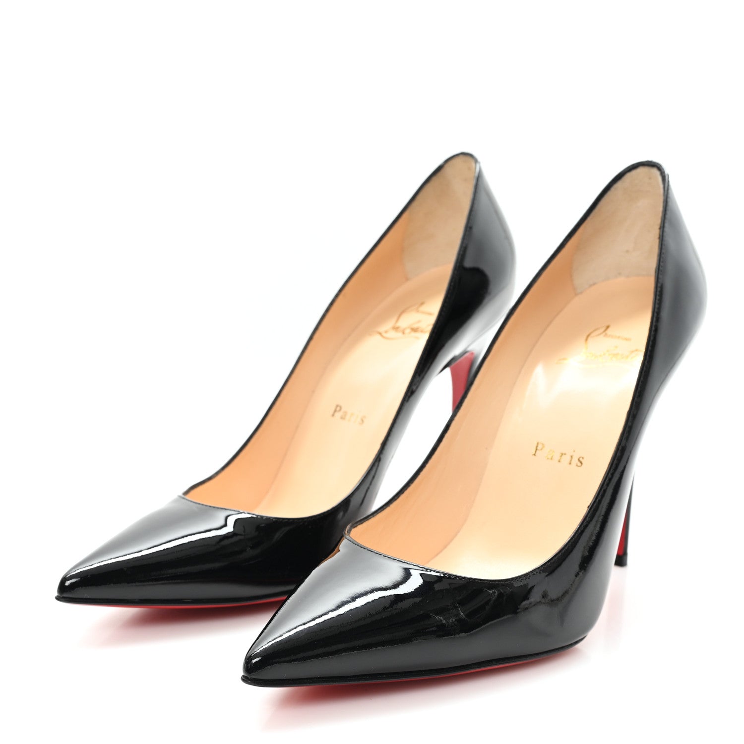 Christian Louboutin Patent So Kate 100 Pumps 38 Black 4 of 9