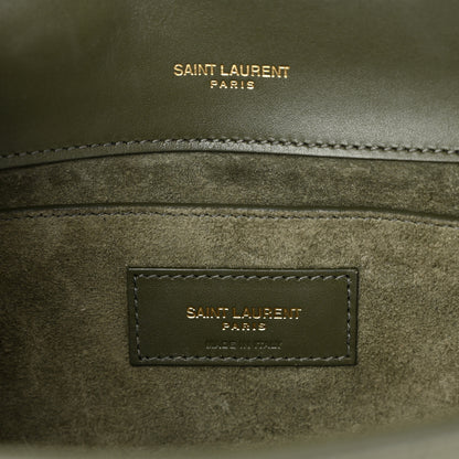 Saint Laurent Smooth Calfskin Medium Classic Monogram Kate Tassel Satchel 6 of 12