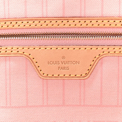 Louis Vuitton Damier Azur Neo Neverfull GM Rose Ballerine 6 of 9