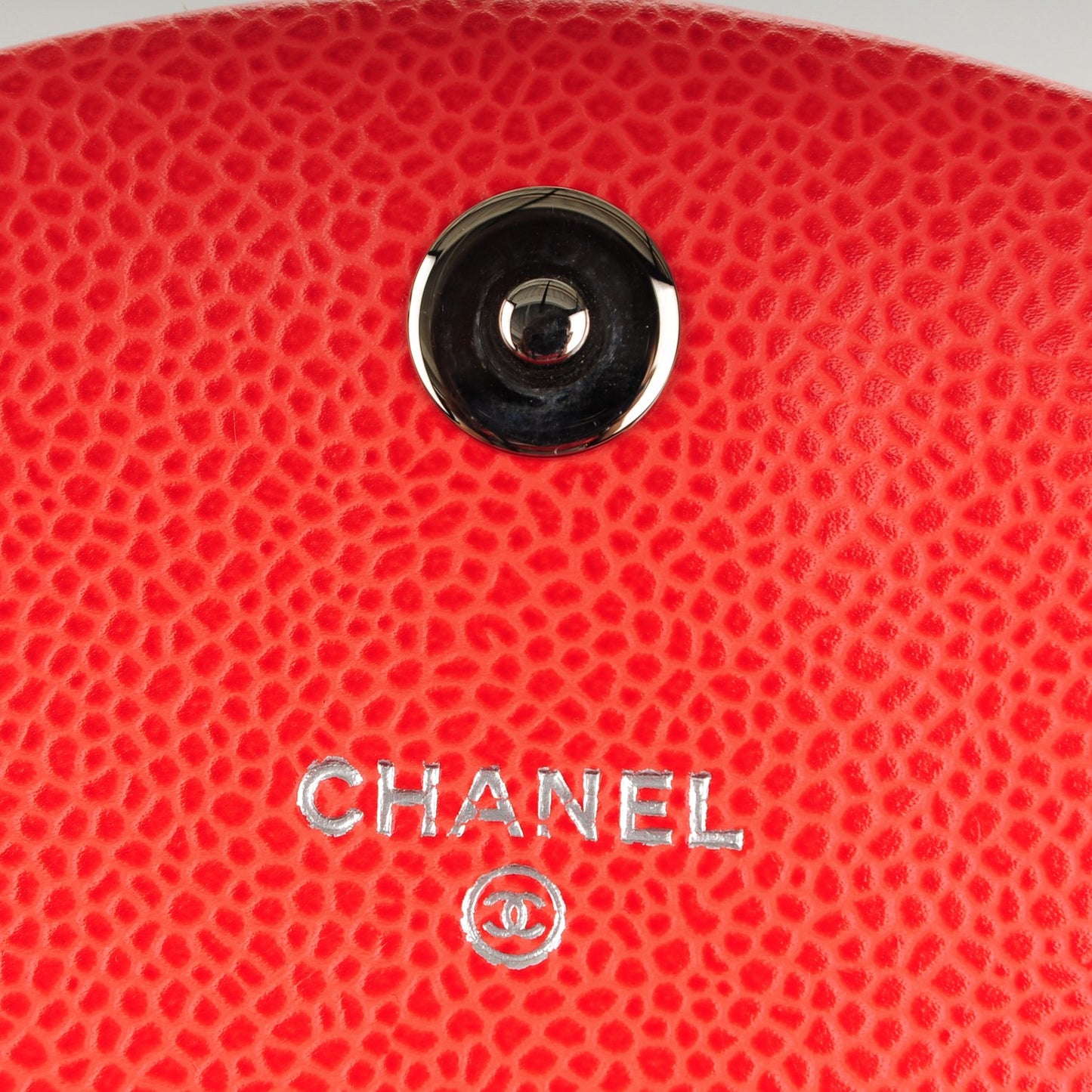 Caviar Half Moon Wallet On Chain WOC Red