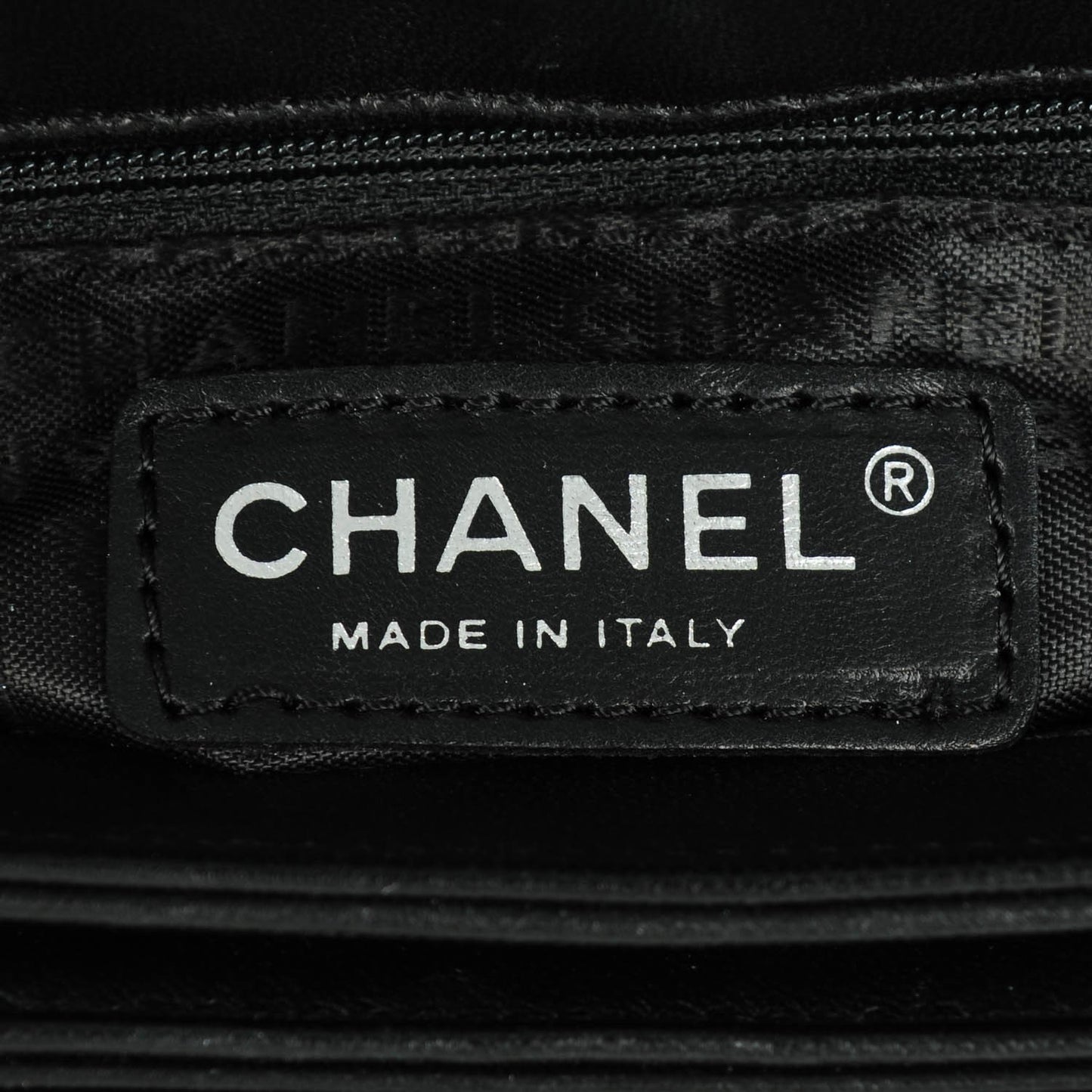 Lambskin Camellia N°5 Flap Bag Black