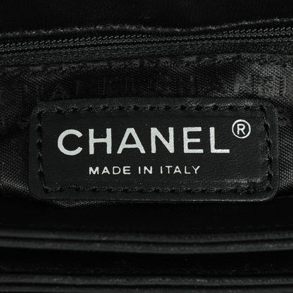 Chanel Lambskin Camellia N°5 Flap Bag Black 6 of 7