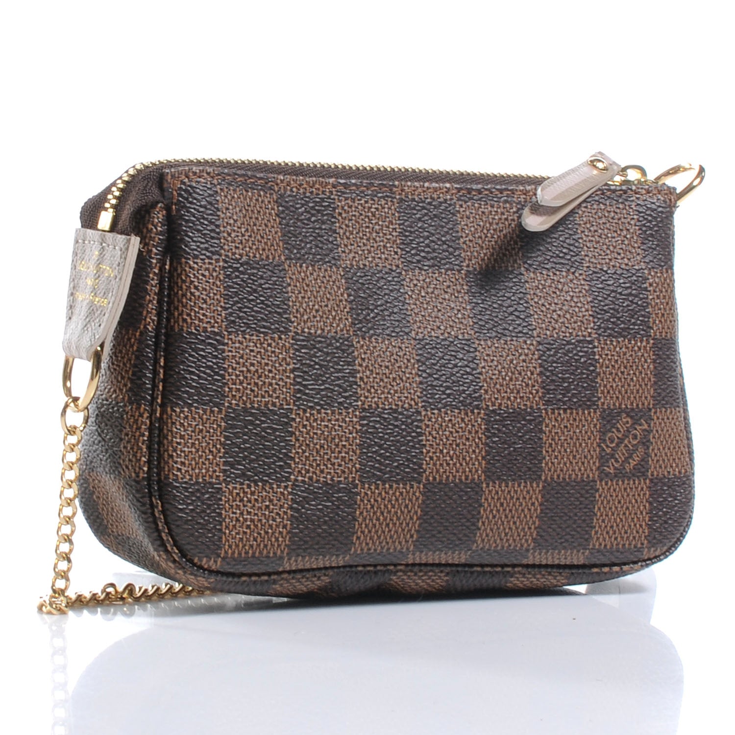 Louis Vuitton Damier Ebene Trunks and Locks Mini Pochette Accessories 3 of 8