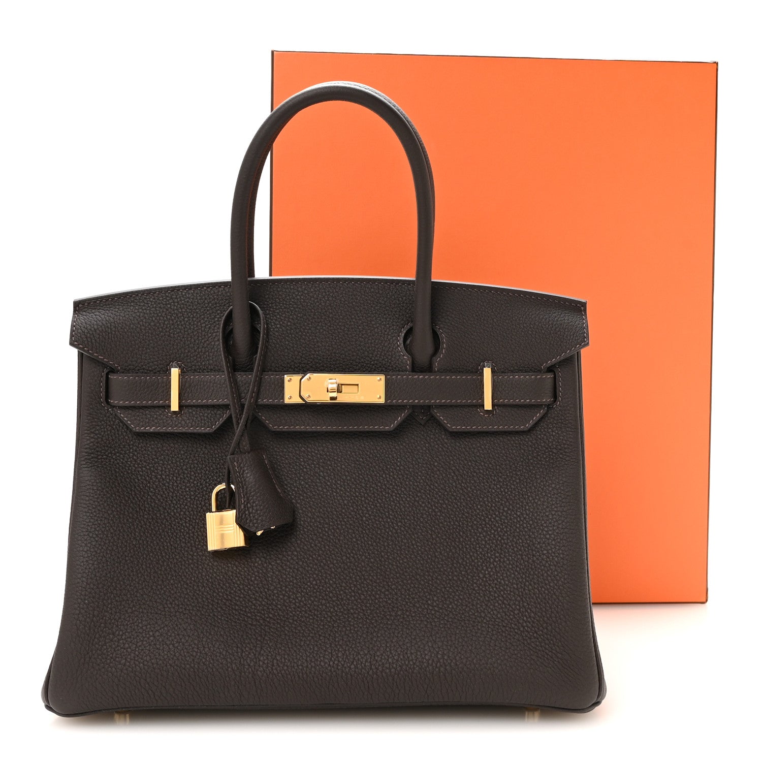 Hermes Togo Birkin 30 Bai Brun 10 of 10