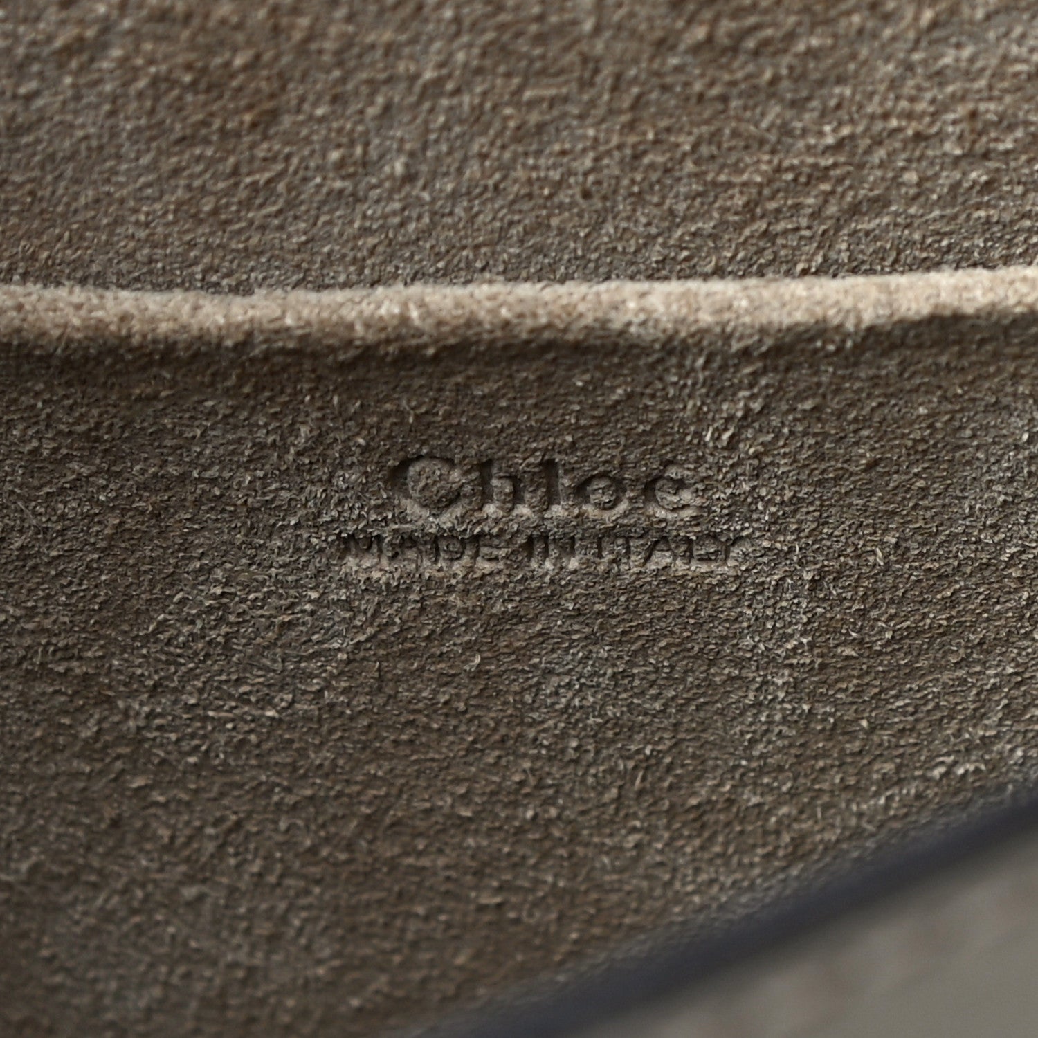 Chloe Calfskin Suede Medium Nile Bracelet Bag Motty Grey 5 of 9