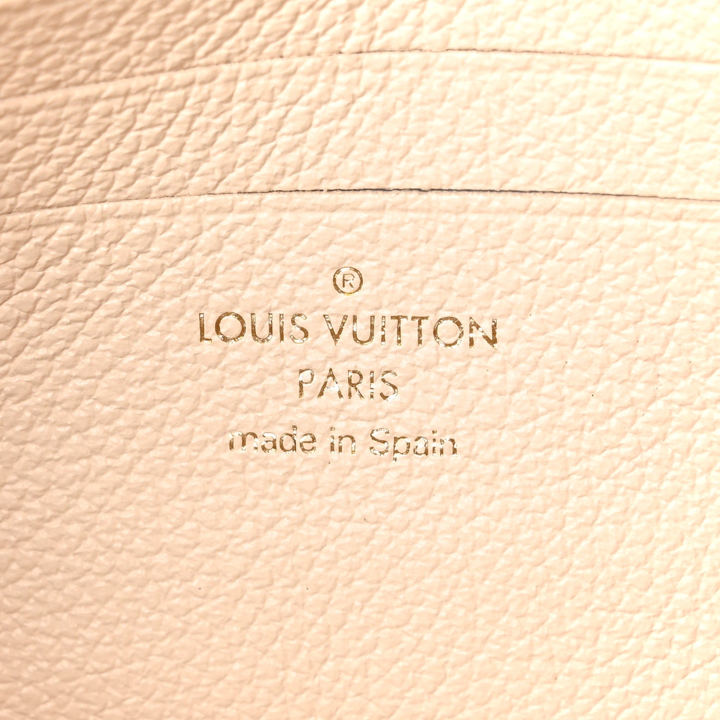 Empreinte Monogram Giant Ivy Wallet On Chain Cream
