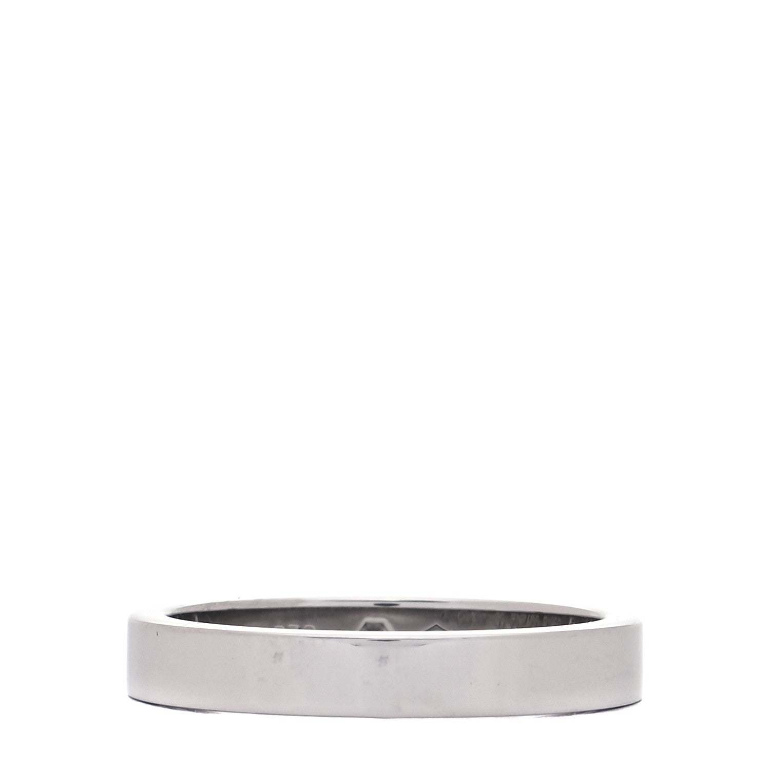 Cartier Platinum Diamond 3mm C De Cartier Wedding Band Ring 50 5.25 2 of 4