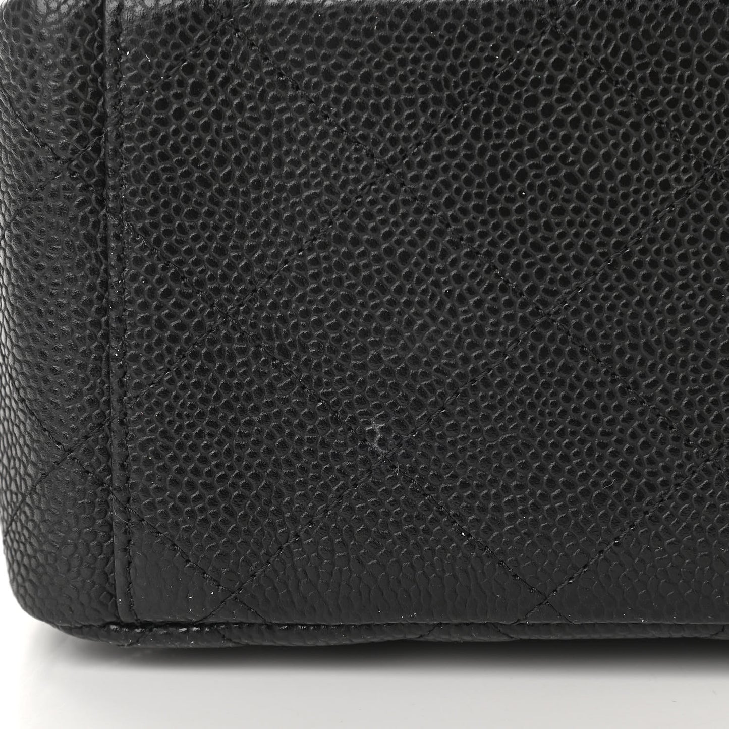 Caviar Quilted Maxi Double Flap Black