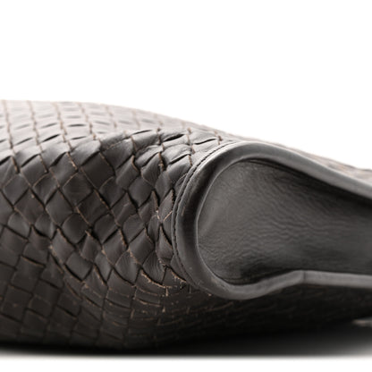 Bottega Veneta Calfskin Leggero Intrecciato Briefcase Ebano 10 of 15