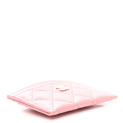 Chanel Caviar Quilted Card Holder Pink 4 of 8