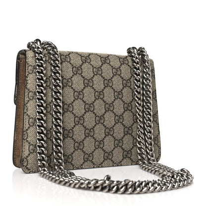 Gucci GG Supreme Monogram Mini Dionysus Shoulder Bag Taupe 3 of 9
