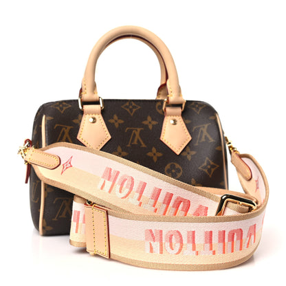 Louis Vuitton Monogram Speedy Bandouliere 20 Pink Orange 3 of 10