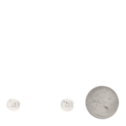 Tiffany Sterling Silver 8mm Hardwear Ball Earrings 2 of 4
