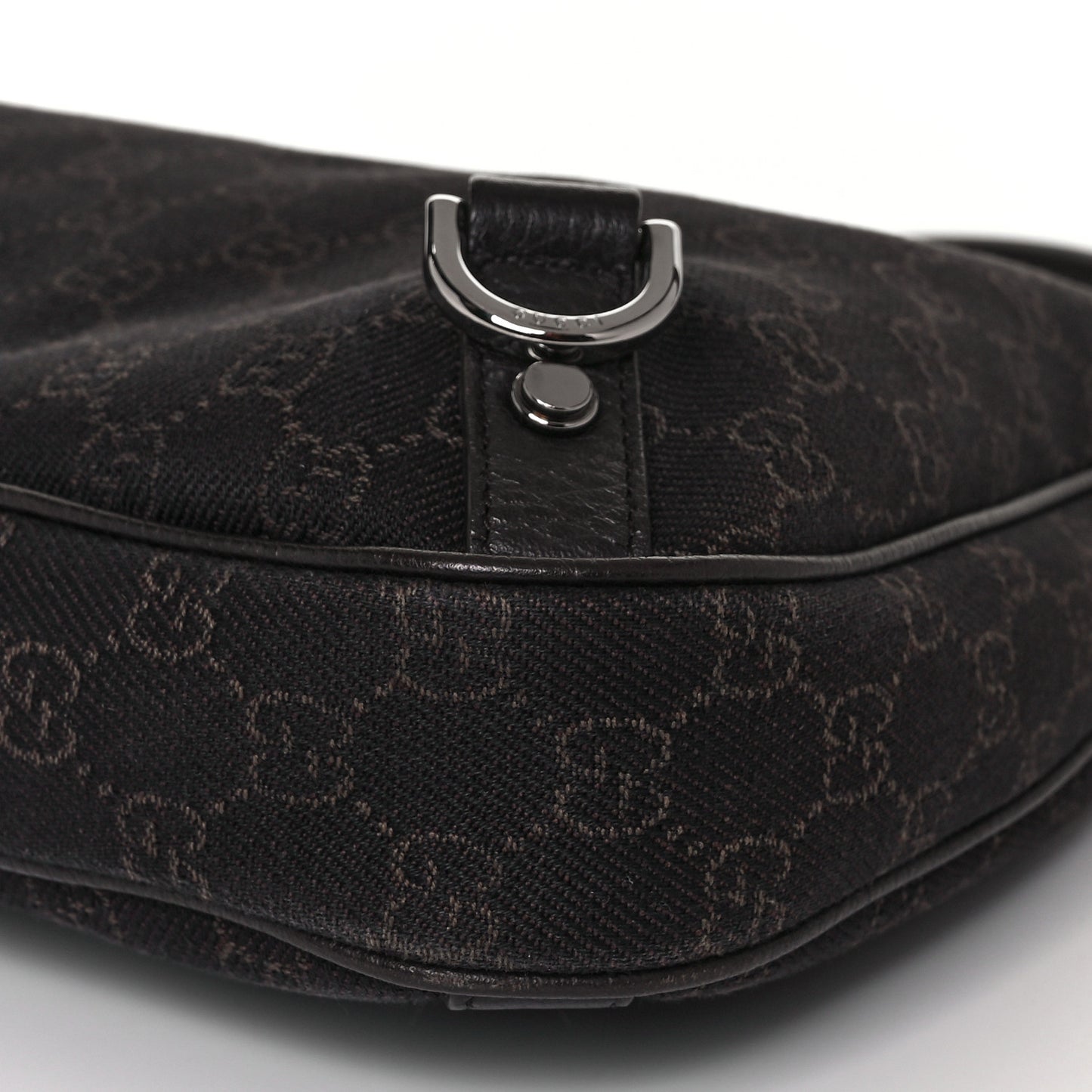 Denim Monogram Abbey D Ring Hobo Brown