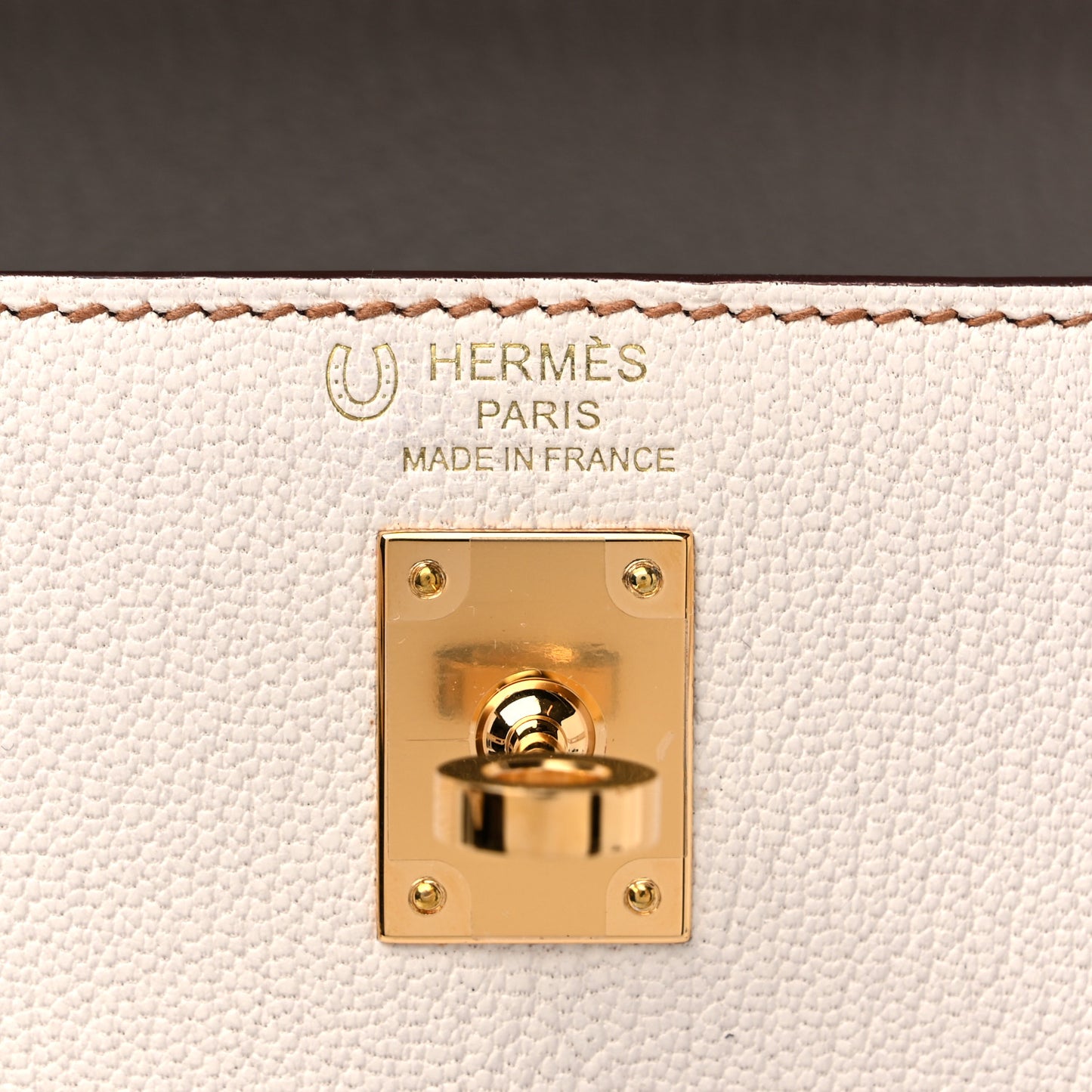 Chevre Mysore Horseshoe Kelly Sellier 25 Nata Toffee