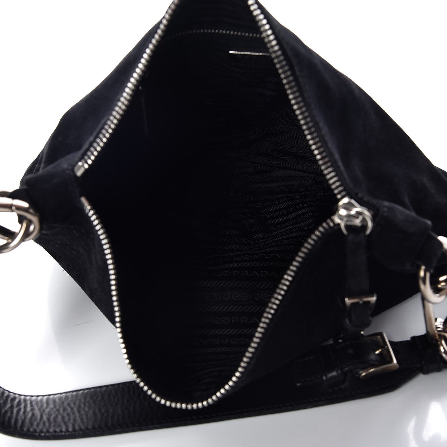 Scamosciato Suede Hobo Black