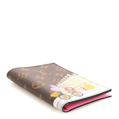 Louis Vuitton Monogram 2022 Christmas Animation Paris Passport Cover Pink 4 of 6