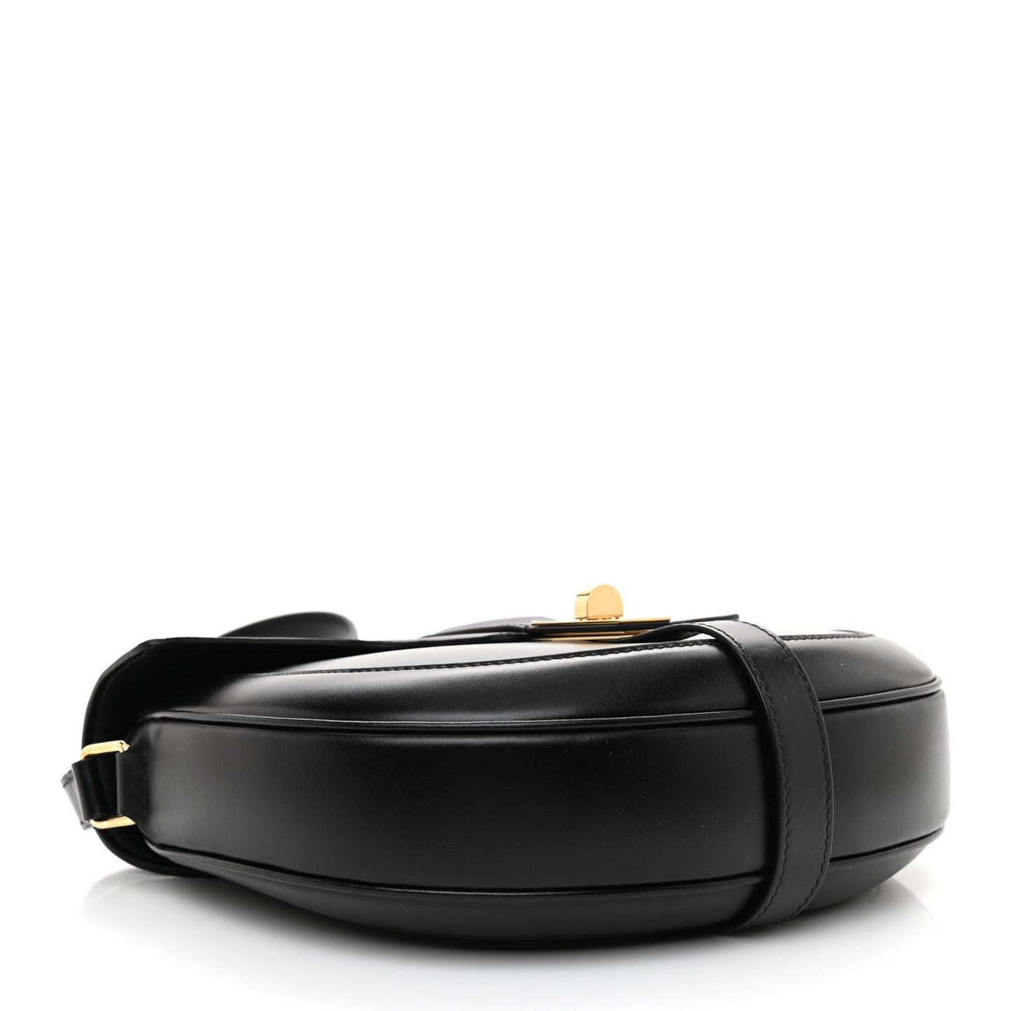 Satinated Calfskin Medium Besace 16 Black