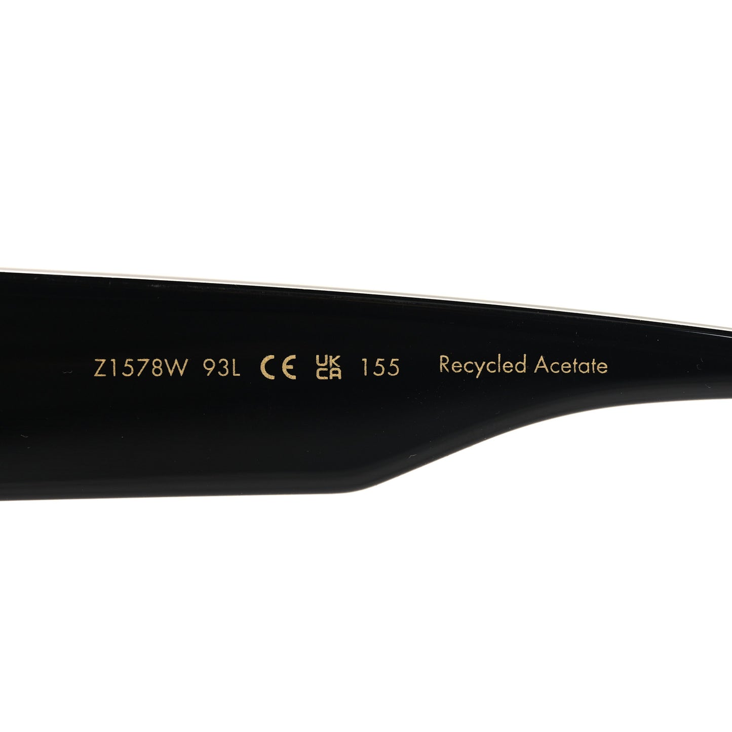 Acetate Swarovski Crystal Cyclone Sunglasses Z1578W Black