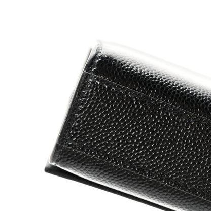 Saint Laurent Grain De Poudre Monogram Cassandre Clutch Black 9 of 13