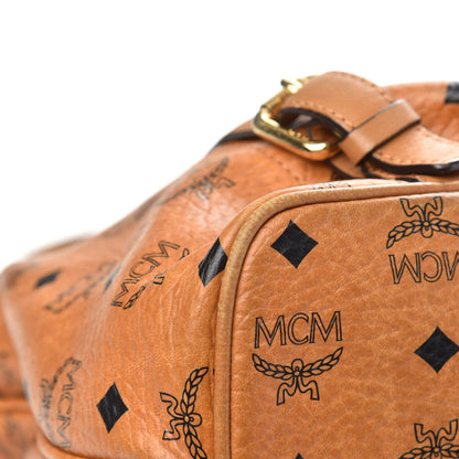 MCM Visetos Medium Essentials Shopper Tote Cognac 10 of 15