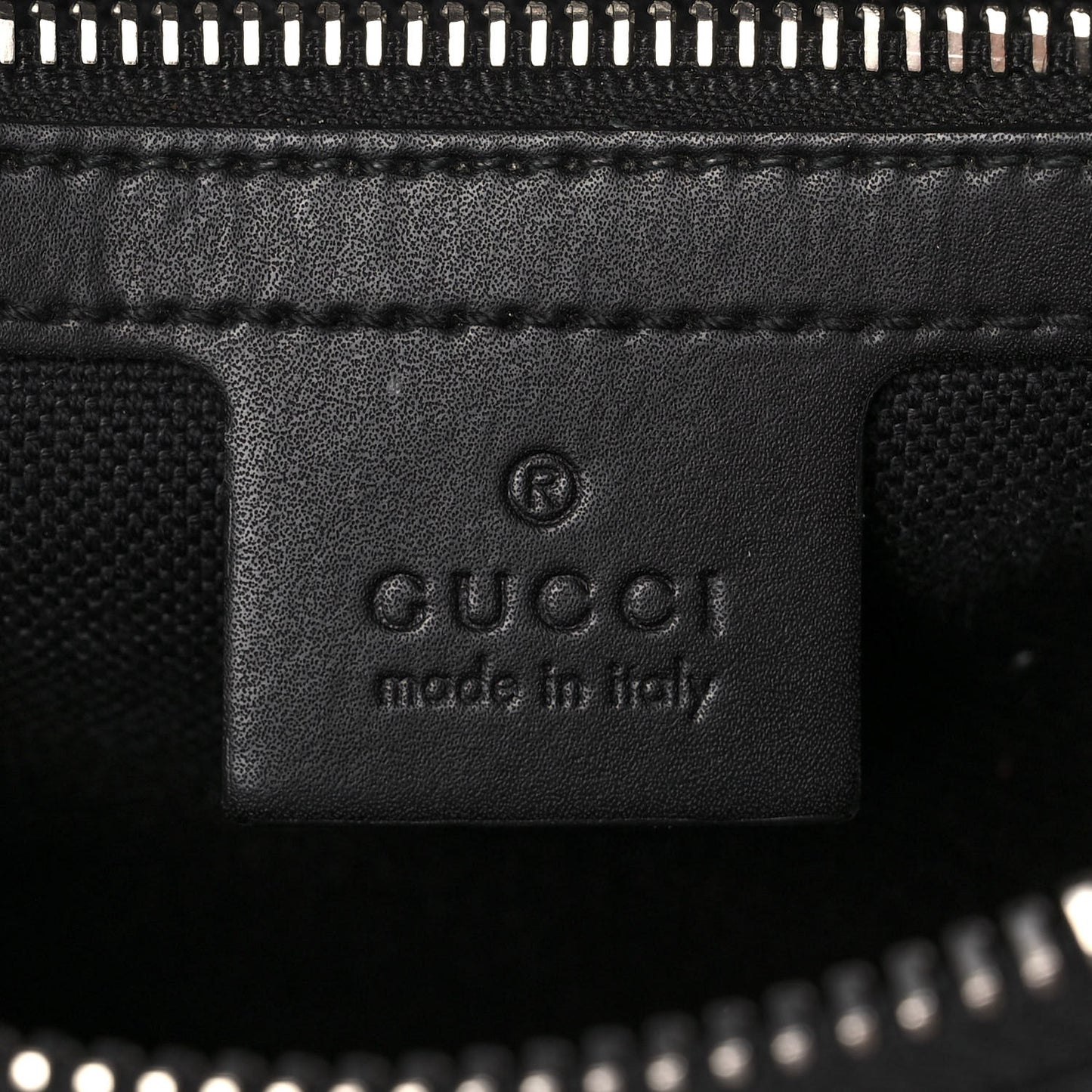 Soft GG Supreme Monogram Web Belt Bag Black Grey