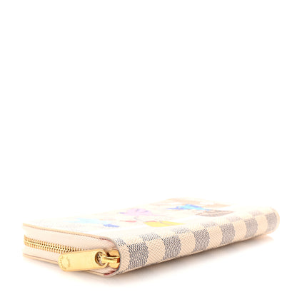 Louis Vuitton Damier Azur 2018 Christmas Animation Zippy Wallet 4 of 6
