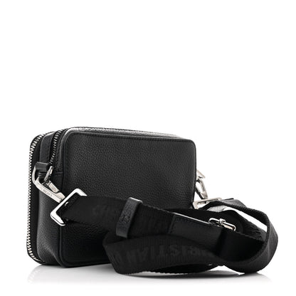Christian Dior Grained Calfskin Double Zip Crossbody Black 3 of 12