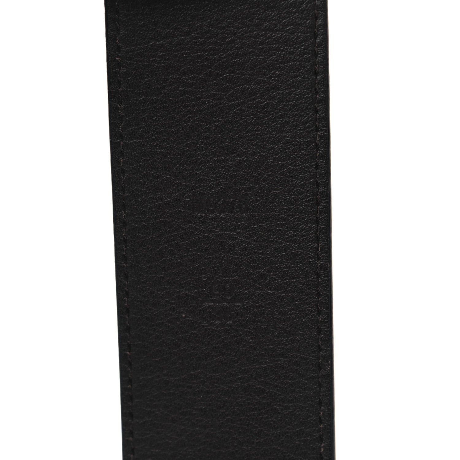 Louis Vuitton Calfskin Monogram 30mm LV Initiales Reversible Belt 90 36 Black Blue 3 of 4