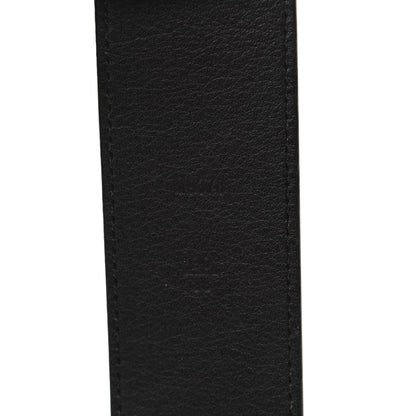 Louis Vuitton Calfskin Monogram 30mm LV Initiales Reversible Belt 90 36 Black Blue 3 of 4