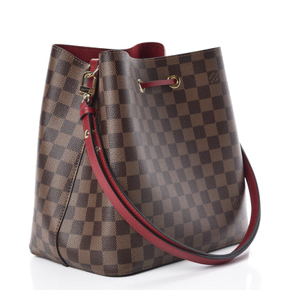 Louis Vuitton Damier Ebene Neonoe MM Cherry Berry 3 of 9