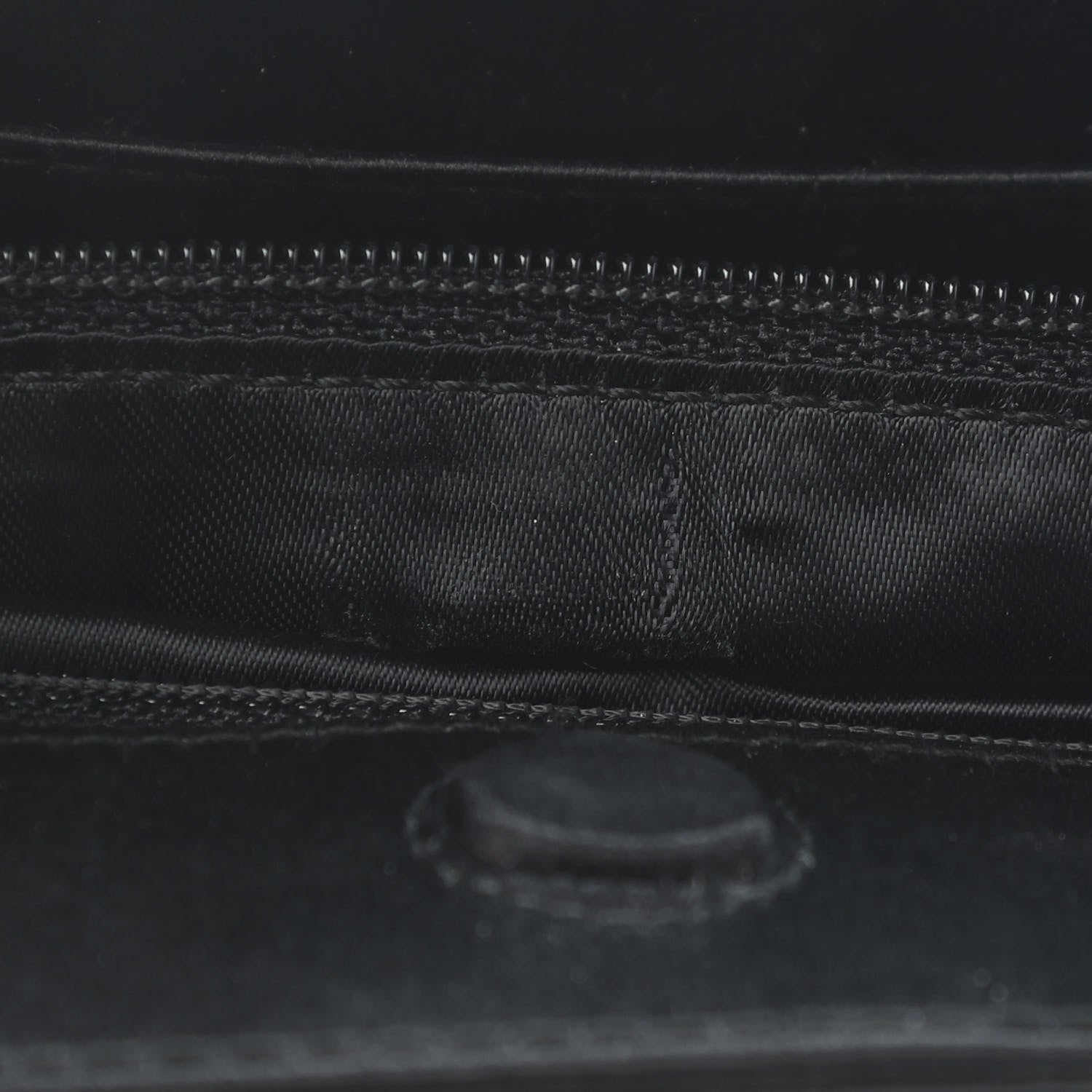 Chanel Satin Evening Bag Black 7 of 9