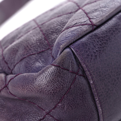 Chanel Glazed Calfskin Stitched On The Road Flap Purple 10 of 29