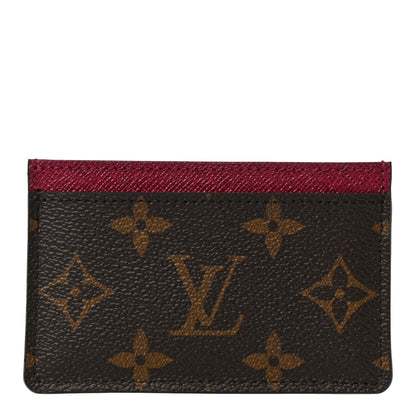 Louis Vuitton Monogram Card Holder Fuchsia 1 of 10