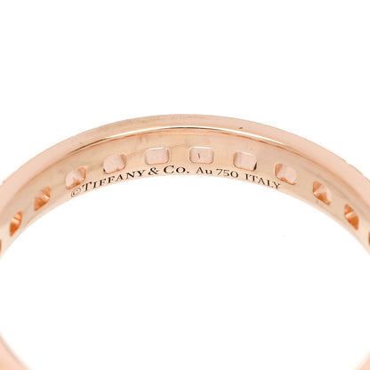 Tiffany 18K Rose Gold Narrow T True Ring 60 9 4 of 5