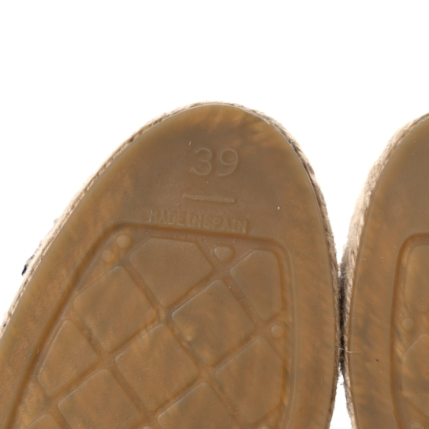 Chanel Mesh Grosgrain CC Espadrilles 39 Grey 7 of 15