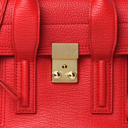3.1 Phillip Lim Textured Calfskin Mini Pashli Satchel Red 9 of 11