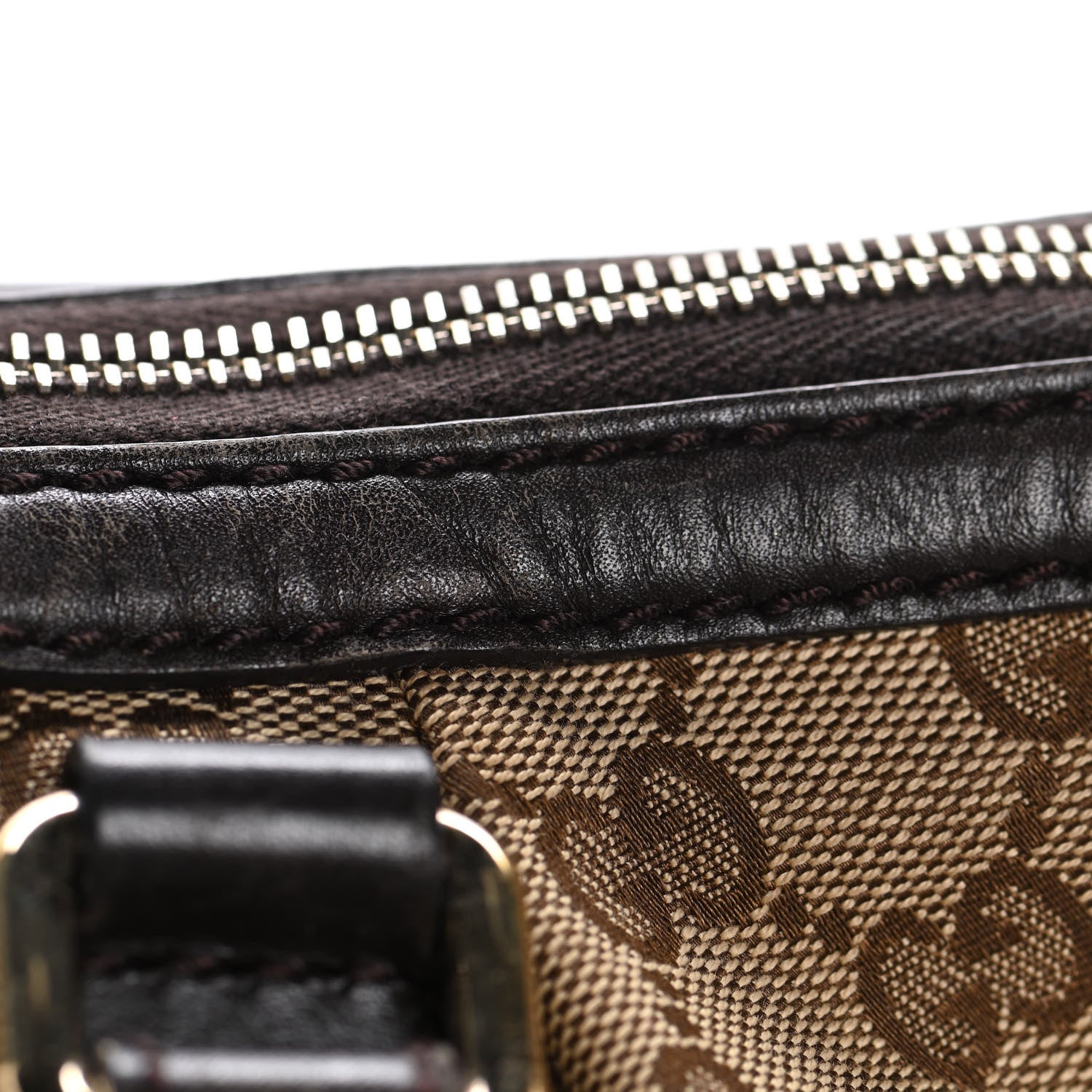 Gucci Monogram Medium Sukey Top Handle Dark Brown 28 of 28