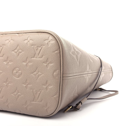 Louis Vuitton Empreinte Monogram Giant Neverfull MM Tourterelle 9 of 12