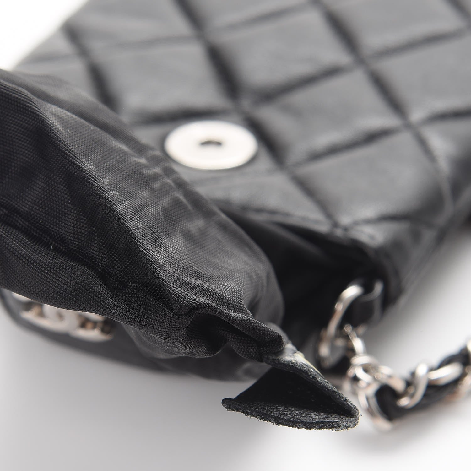 Chanel Lambskin Quilted Phone Case Black 11 of 11