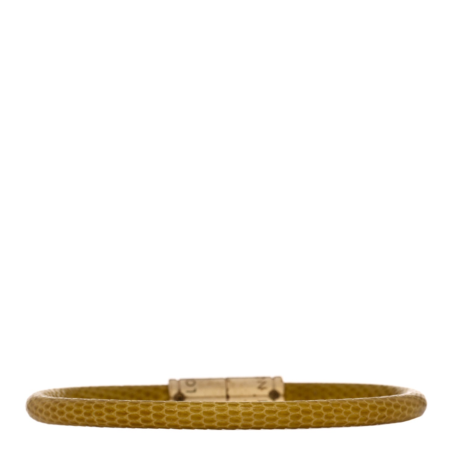Louis Vuitton Lizard Keep It Bracelet 19 Yellow 3 of 4